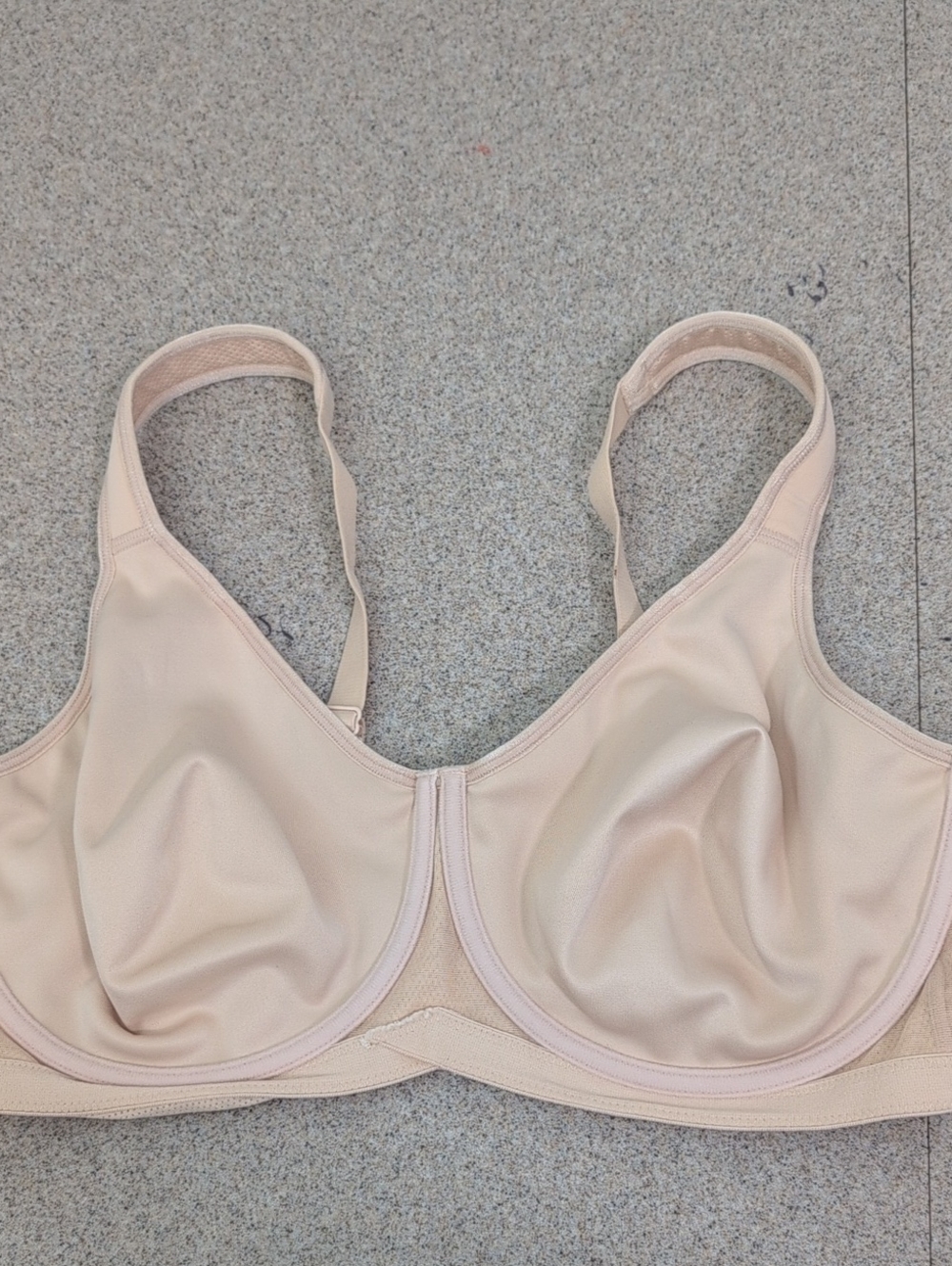 Title Nine Bra, Underwire, Nude, Padded Shoulder Strap, Women's 36DD - Picture 7 of 8